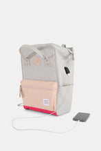 Load image into Gallery viewer, Himawari Contrast Waterproof Backpack Bag with External USB Port