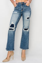 Load image into Gallery viewer, Risen High Rise Distressed Ankle Flare Jeans