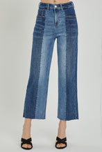 Load image into Gallery viewer, RISEN Mid-Rise Waist Two-Tones Jeans with Pockets