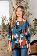 Load image into Gallery viewer, Sew In Love Printed Boat Neck Blouse