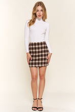 Load image into Gallery viewer, And The Why Brushed Plaid Mini Skirt