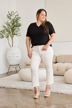 Load image into Gallery viewer, RFM Mini Mia Tummy Control High Waist Raw Hem Jeans
