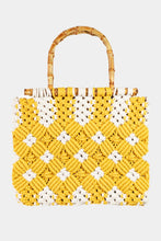 Load image into Gallery viewer, Fame Wooden Handle Braided Handbag