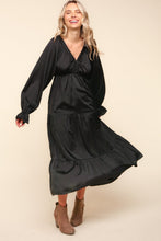 Load image into Gallery viewer, Haptics Flounce Sleeve Tiered Midi Dress with Pockets