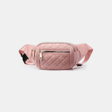 Load image into Gallery viewer, Zenana Quilted Multi Pocket Waist Belt Bag