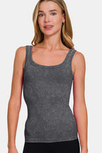 Load image into Gallery viewer, Zenana Ribbed Scoop Neck Tank