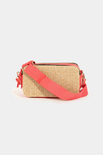 Load image into Gallery viewer, Fame Straw Contrast Crossbody Bag