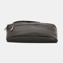 Load image into Gallery viewer, David Jones PU Leather Double Zipper Adjustable Belt Bag