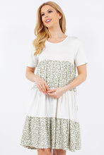 Load image into Gallery viewer, Celeste Leopard Round Neck Short Sleeve Dress
