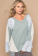 Load image into Gallery viewer, POL Lace Floral Round Neck Knit Top