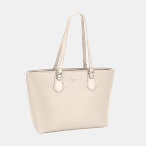 David Jones PU Leather Tote Bag