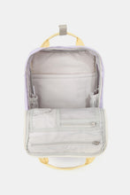 Load image into Gallery viewer, Himawari Contrast Water and Scratch-Resistant Nylon Backpack Bag