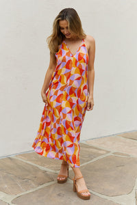 And The Why Printed Sleeveless Maxi Dress