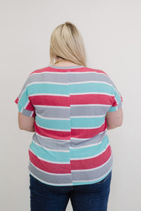 Andree by Unit Road Trippin' Striped Tee
