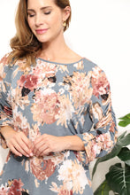Load image into Gallery viewer, Sew In Love Flower Print Long Sleeve Top