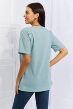 Load image into Gallery viewer, Heimish Made For You 1/4 Button Down Waffle Top in Blue