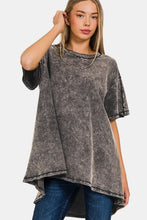 Load image into Gallery viewer, Zenana Round Neck Dropped Shoulder Blouse