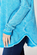 Load image into Gallery viewer, Zenana Oversized Waffle Long Sleeve Top