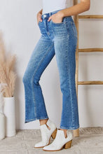 Load image into Gallery viewer, RISEN High Rise Ankle Flare Jeans