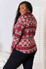 Load image into Gallery viewer, Heimish Snowflake Print Long Sleeve Top