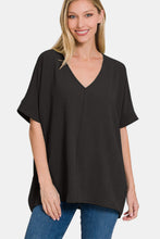 Load image into Gallery viewer, Zenana Full Size V-Neck Short Sleeve Top