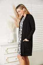 Load image into Gallery viewer, Celeste Open Front Longline Cardigan with Pockets