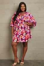 Load image into Gallery viewer, GeeGee Floral Print Mini Dress