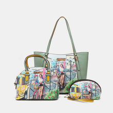 Load image into Gallery viewer, Nicole Lee USA COZY STREET IN MILAN 3-Piece Handbag Set