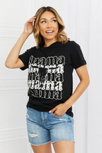 Load image into Gallery viewer, mineB I Got It From My Mama Graphic Tee in Black