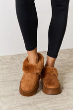 Load image into Gallery viewer, Legend Footwear Furry Chunky Platform Ankle Boots