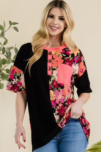 Celeste Floral Short Sleeve T-Shirt