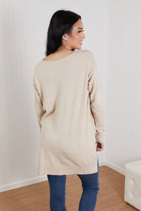 Zenana Sweater Weather Center Seam Tunic Sweater