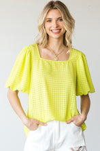 Load image into Gallery viewer, First Love Short Balloon Sleeve Blouse