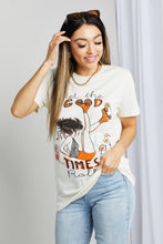 Load image into Gallery viewer, mineB LET THE GOOD TIMES ROLL Graphic Tee