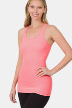 Load image into Gallery viewer, Zenana Stretchy Ribbed Knit Racerback Tank