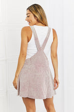 Load image into Gallery viewer, White Birch To The Park Overall Dress in Pink