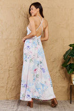 Load image into Gallery viewer, OneTheLand Colorful Floral Print Sleeveless Maxi Dress
