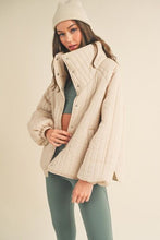Load image into Gallery viewer, Kimberly C Classic Silhouette Quilted Snap Down Jacket