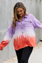 Load image into Gallery viewer, White Birch Relaxed Fit Tie-Dye Button Down Top
