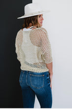 Load image into Gallery viewer, GeeGee Gracefully Golden Openwork Sweater