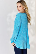 Load image into Gallery viewer, Zenana Oversized Waffle Long Sleeve Top
