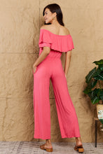 Load image into Gallery viewer, Heimish My Favorite Off-Shoulder Jumpsuit with Pockets