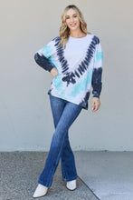 Load image into Gallery viewer, Sew In Love Tie-Dye Side Slit Sweatshirt