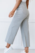 Load image into Gallery viewer, Kancan Emerson Pinstripe Wide Leg Cropped Jeans