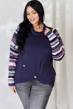 Load image into Gallery viewer, Celeste Buttoned Striped Long Sleeve Top