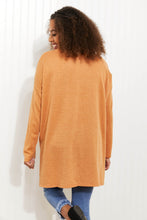 Load image into Gallery viewer, Zenana This Weekend Melange Jacquard High-Low Sweater