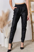 Load image into Gallery viewer, Color 5 Faux Leather Cargo Pants