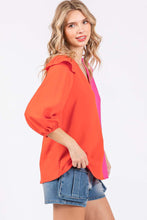 Load image into Gallery viewer, GeeGee Ruffle Trim Contrast Blouse