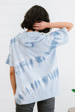 Load image into Gallery viewer, Sew In Love Watching Clouds Tie-Dye Short-Sleeved Hoodie