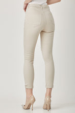 Load image into Gallery viewer, RISEN Distressed Skinny Jeans in Khaki
